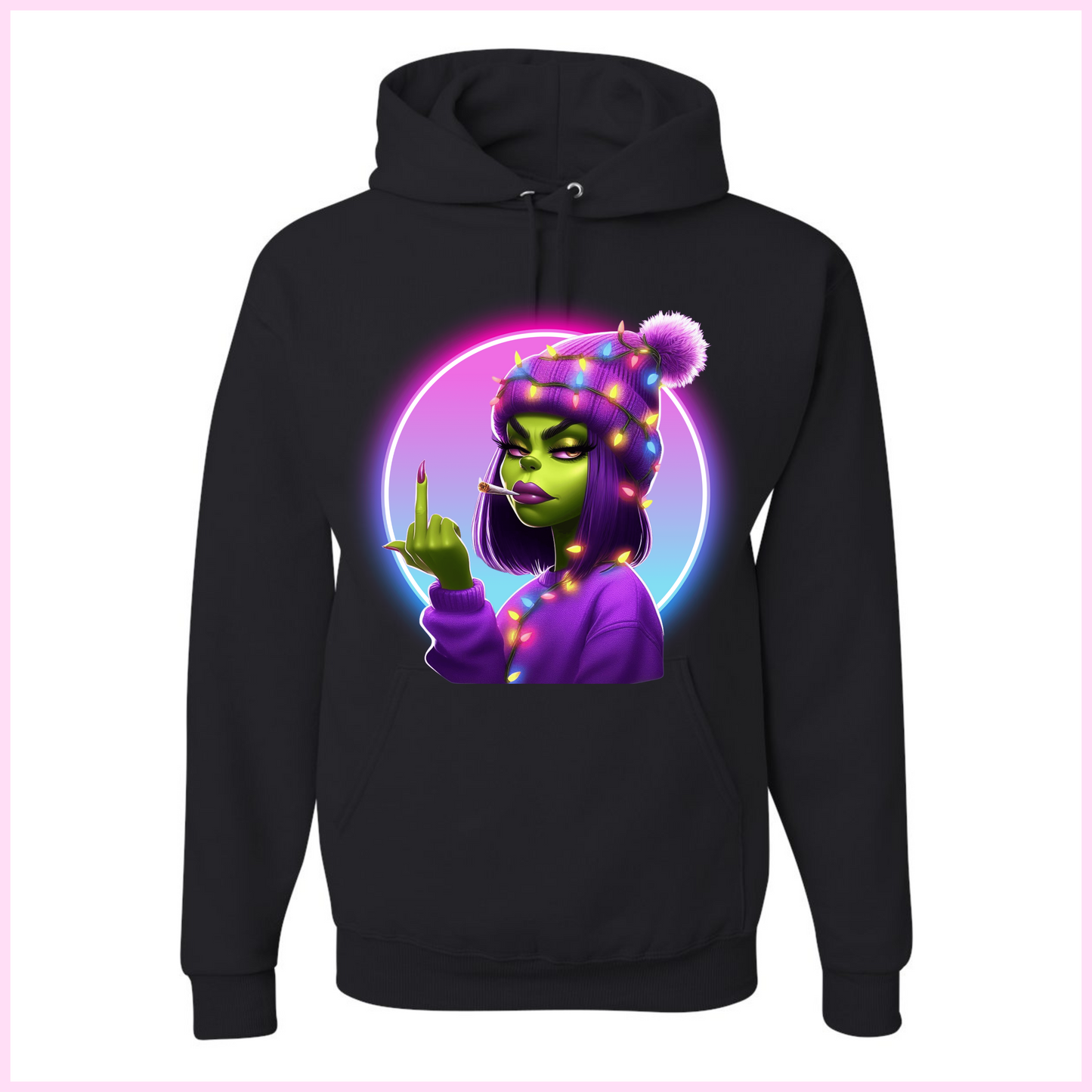 Coton Ouaté Unisexe - Furious Purple Grinch