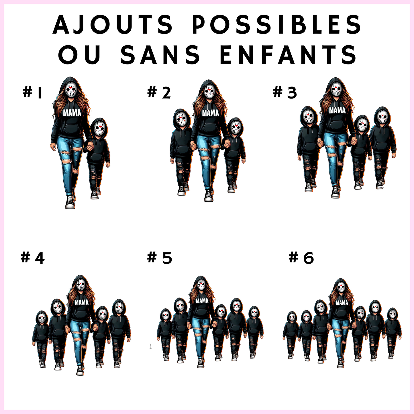 Coton Ouaté Unisexe - Halloween Mama + Enfants