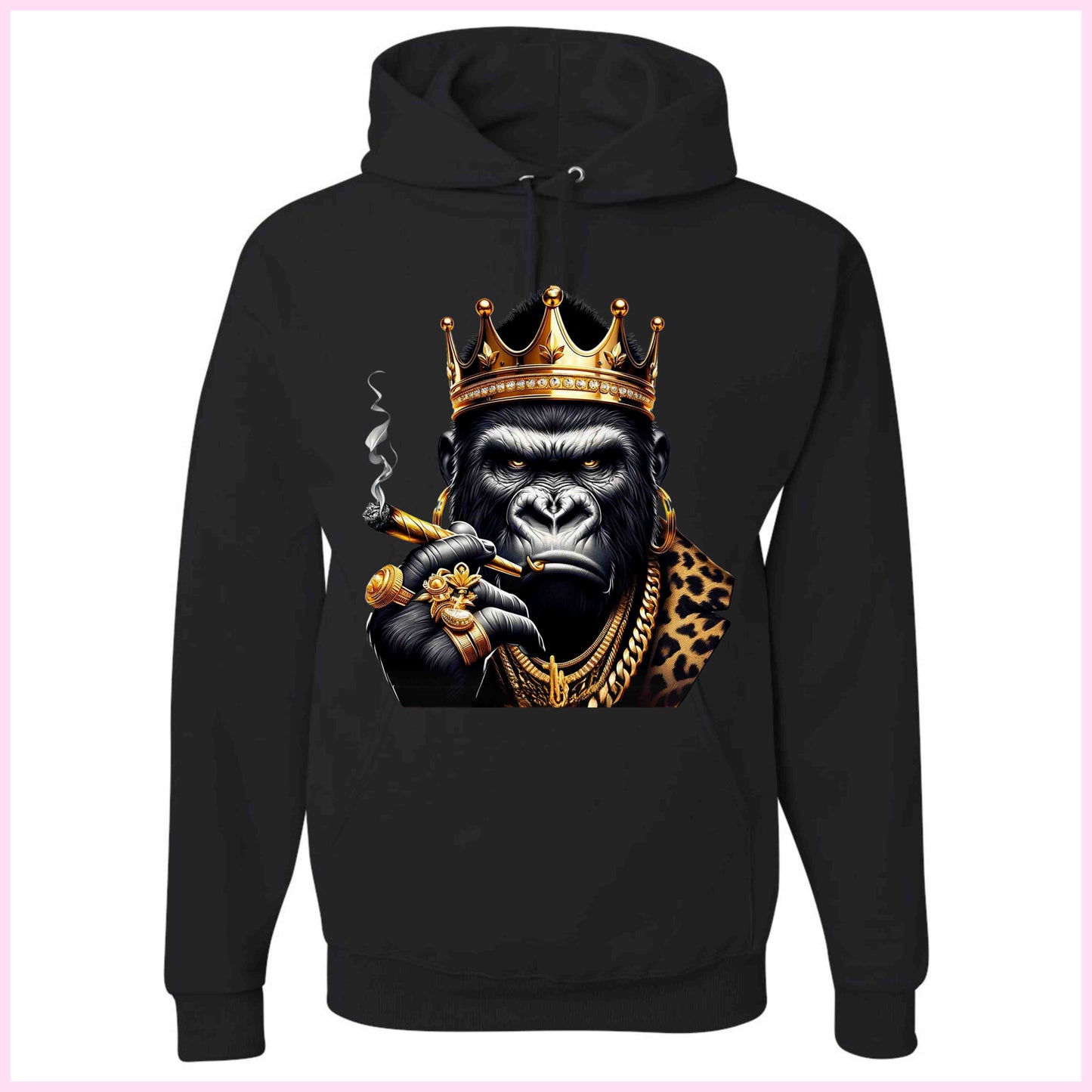 Coton Ouaté Unisexe - Gorilla King
