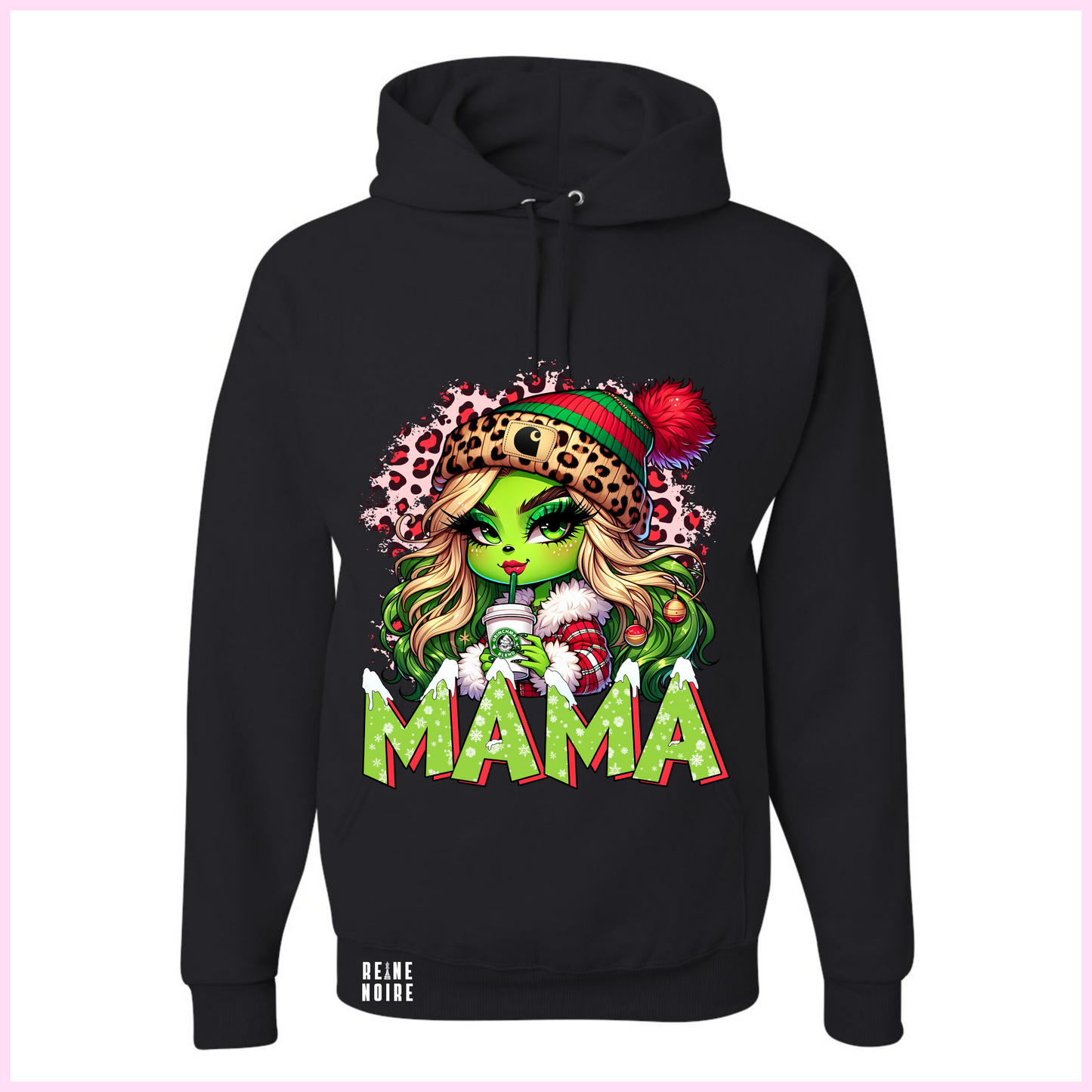 Coton Ouaté Unisexe Mama Grinchmas - Ajouts Possibles D’enfants