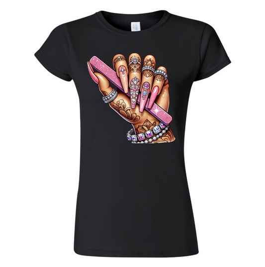 T-Shirt Pour Femmes - Nails Tech Buff