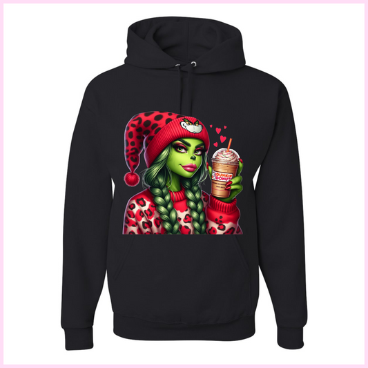 Coton Ouaté Unisexe - Red Grinchy Dunkin Donut