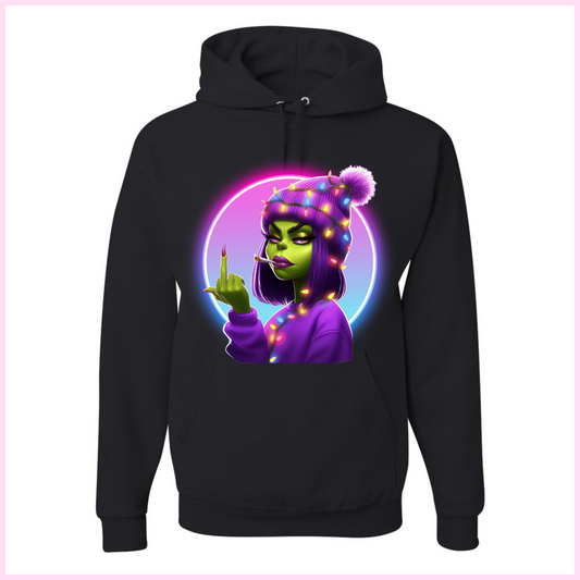 Coton Ouaté Unisexe - Furious Purple Grinch